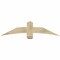 Ekena Millwork Bellingham Rough Sawn Timber Gable Bracket, Douglas Fir, 60"W x 15"H x 4"D x 6"F, 6/12 Pitch GBW060X15X0406BEL00RDF - alternate 1